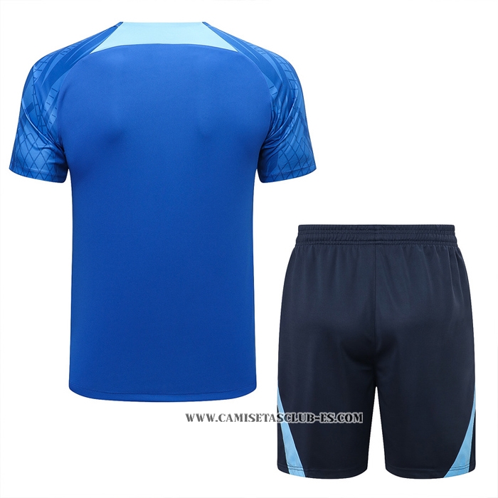Chandal del Inglaterra 22-23 Manga Corta Azul - Pantalon Corto